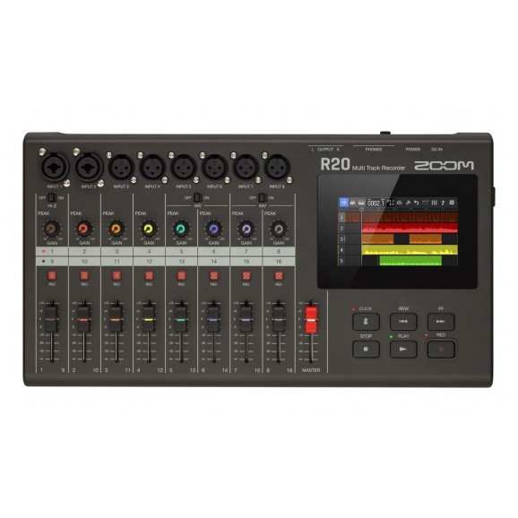 Zoom R20 Multi Track Recorder Interface Controller