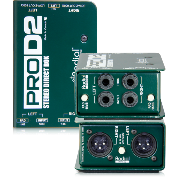 Radial Pro D2 - 2 Channel Passive DI Box
