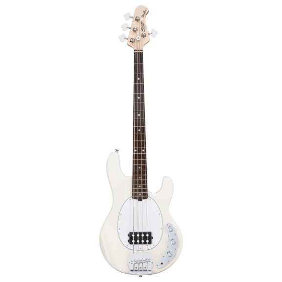 Sterling by Music Man Ray 4 Sub Bass Guitar 4 String in Vintage Cream