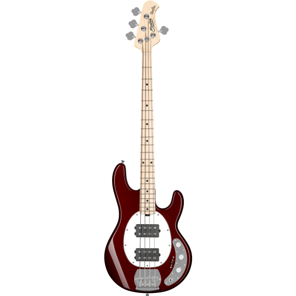 Sterling by Musicman Stingray Ray4HH Bass Guitar In Candy Apple Red