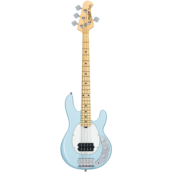 Sterling by Musicman Stingray Short Scale Bass in Daphne Blue 