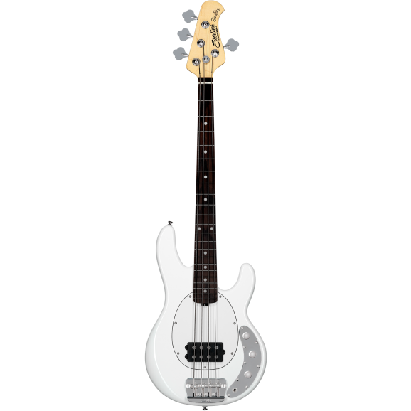 Sterling by Musicman Stingray Short Scale Bass in Olympic White
