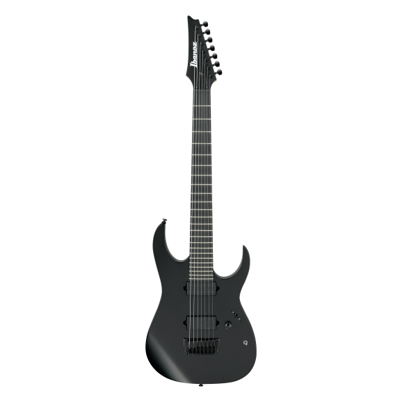 Ibanez RGIXL7BKF Electric Guitar in Black Flat