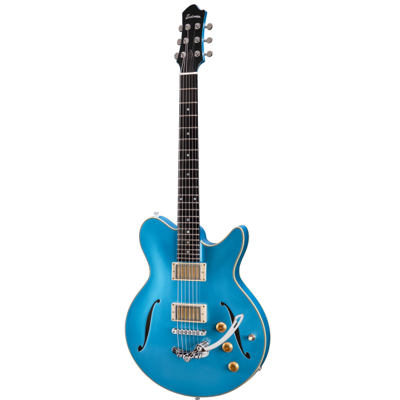 Eastman Romeo LA Semi-Hollow Body Electric Guitar in Celestine Blue - Preorder
