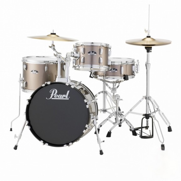 Pearl Roadshow 18" 4pc Drum Kit Package in Bronze Metallic