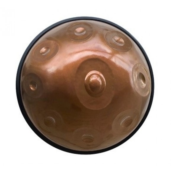 SWP Handpan 9 Note in D Minor with Copper finish