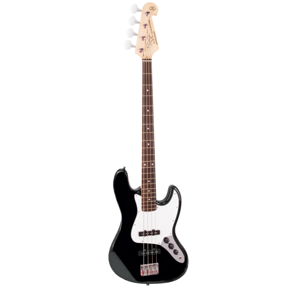 SX SB1 Electric Bass Guitar Kit in Black