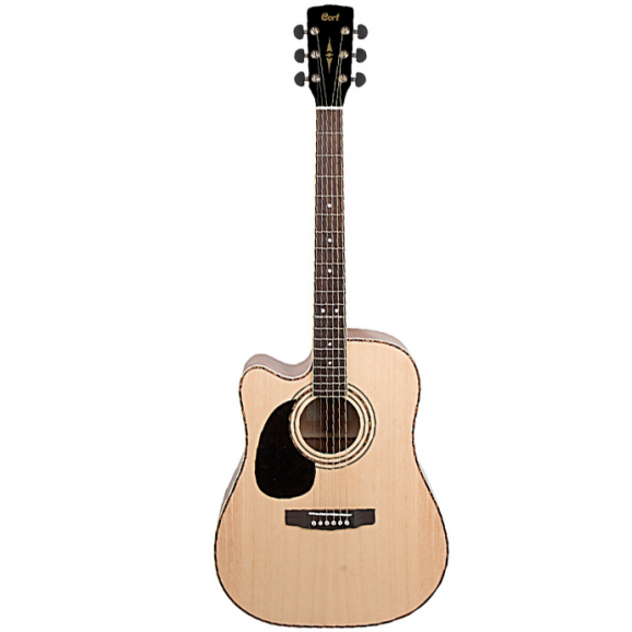 Cort AD880CE Left Handed Acoustic Electric Guitar