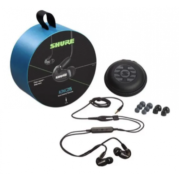 Shure AONIC 215 Sound Isolating Earphones in Black