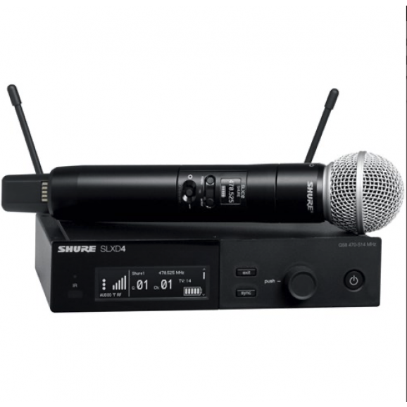 Shure SLXD24/SM58 Wireless System with SM58 Handheld Transmitter (H57 Band)