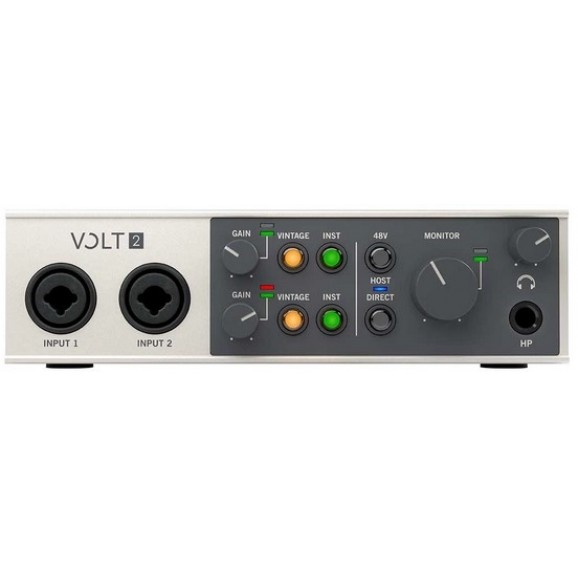 Universal Audio Volt 2 Desktop 2-in/2-out USB 2.0 Audio Interface