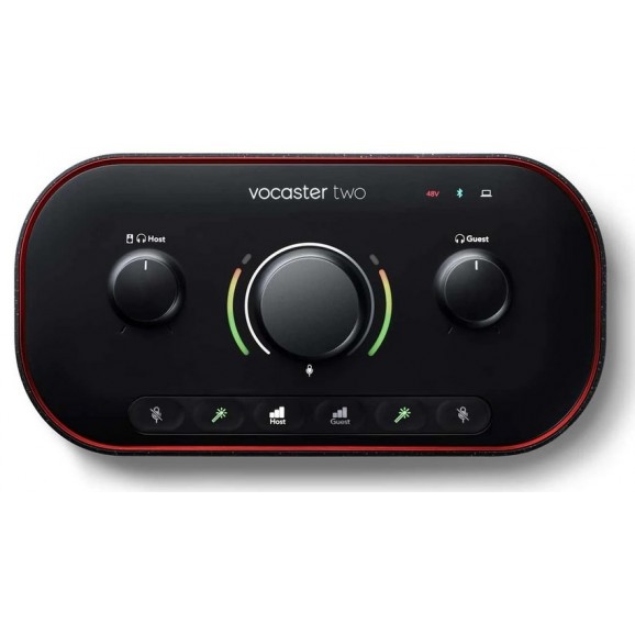 Focusrite Vocaster Two podcast recording interface