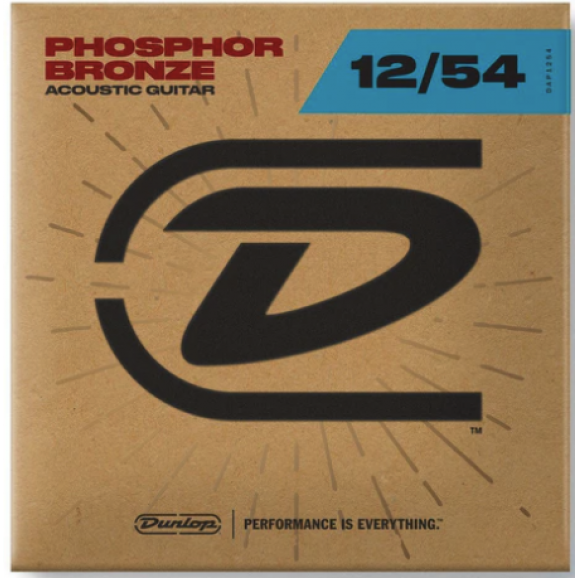 Dunlop DAP12 Phosphor Bronze Acoustic Guitar Strings 12/54