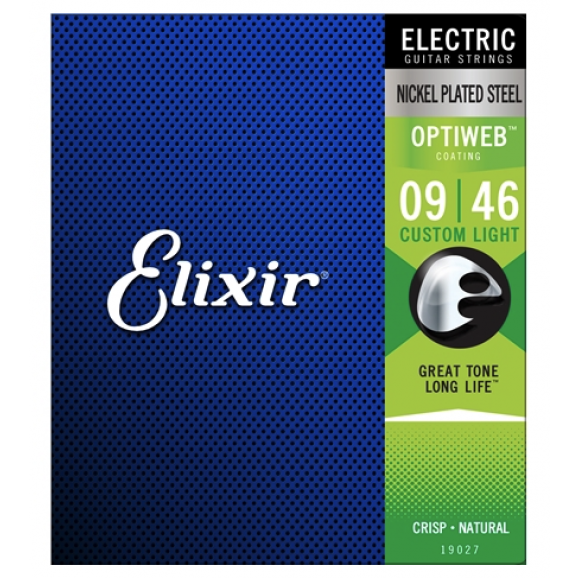 Elixir #19027: Electric Optiweb Custom Lite 9-46 Strings