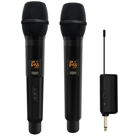 Icon WM 3.2 Wireless Microphone with plug in Receiver - DUAL