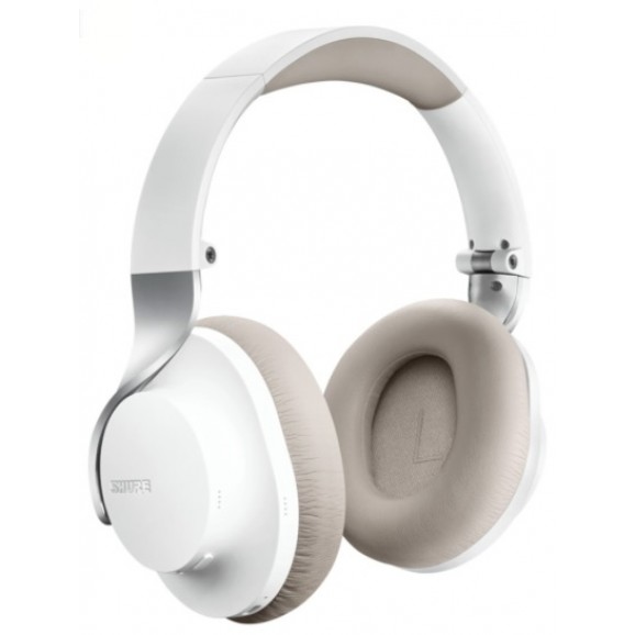 Shure AONIC 40 Wireless Noise Cancelling Headphones in White