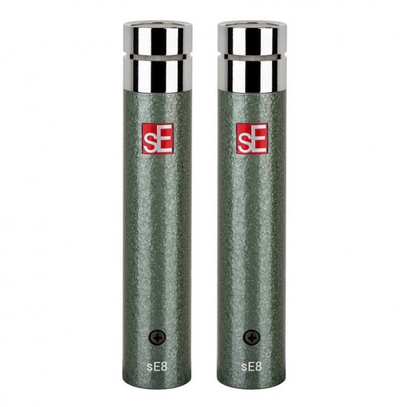 SE Electronics SE8 Vintage Edition Matched Pair Handcrafted Small-Diaphragm Cardioid Condenser Microphones