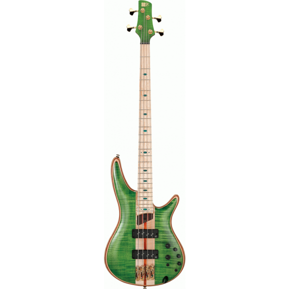Ibanez SR4FMDX EGL Premium Electric Bass W/Bag in Emerald Green Low Gloss