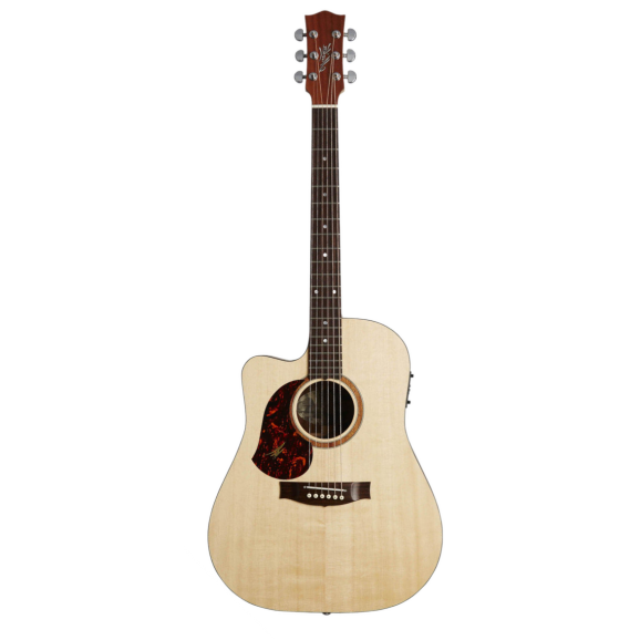 Maton SRS70CLH Solid Road Series Left Handed Acoustic Electric Guitar with Maton Hard Case 