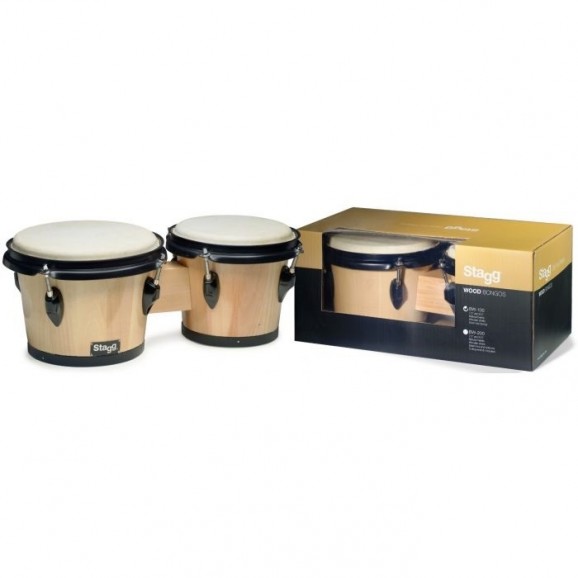 Stagg BW100 Bongos in Natural
