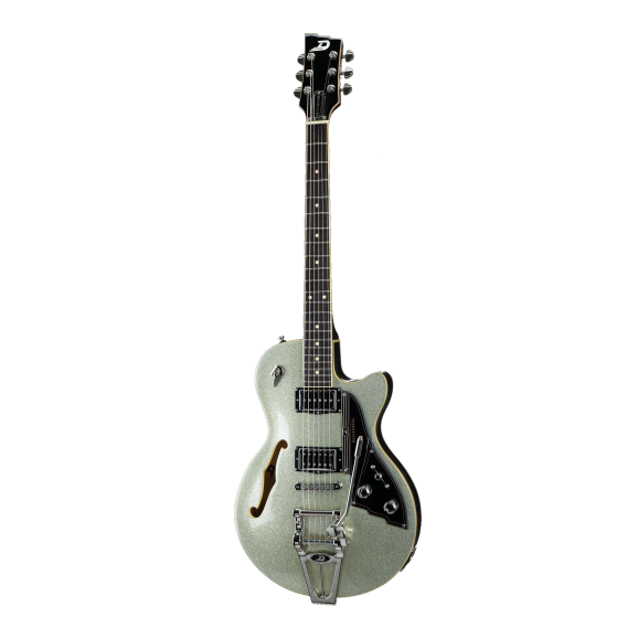 Duesenberg Starplayer TV Semi-Hollow Electric Guitar in Silver Sparkle
