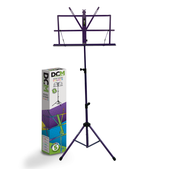 DCM Music Stand with Bag in Purple