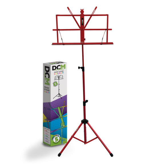DCM Music Stand with Bag in Red