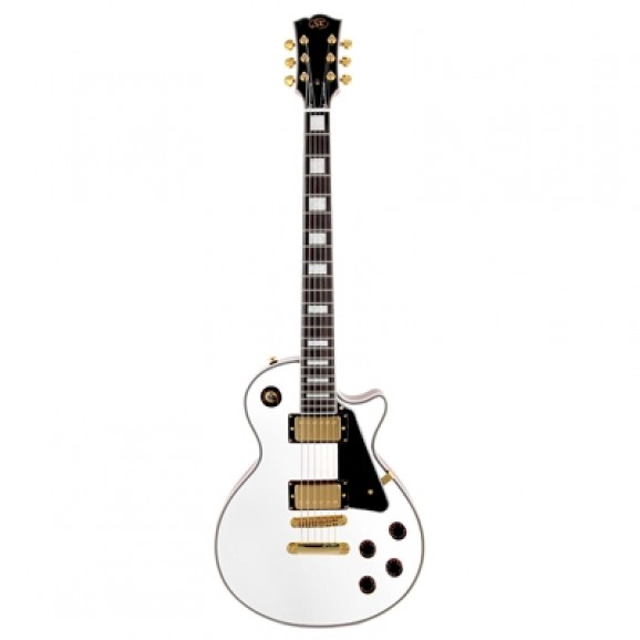SX EH3WT LP Style Electric Guitar in White