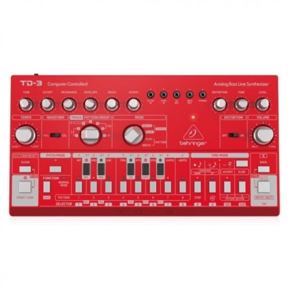 Behringer TD-3 Bass Line Synth - Red