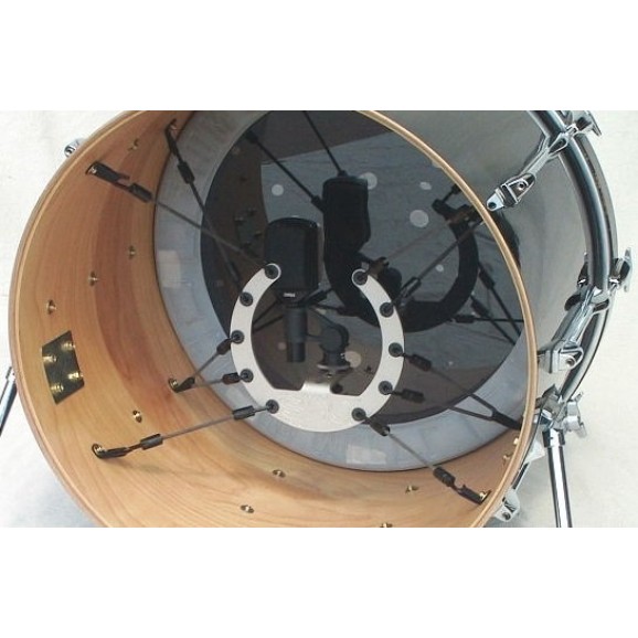 Kelly SHU - PRO shock-mount holder for drum microphones. - SILVER