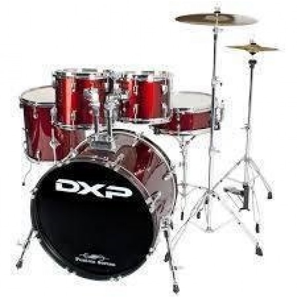 DXP 20" Fusion Drum Kit Package in Wine Red