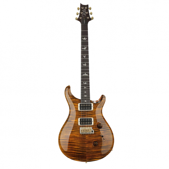 Paul Reed Smith PRS USA Custom 24 Pattern Thin Neck Electric Guitar Black Gold Burst