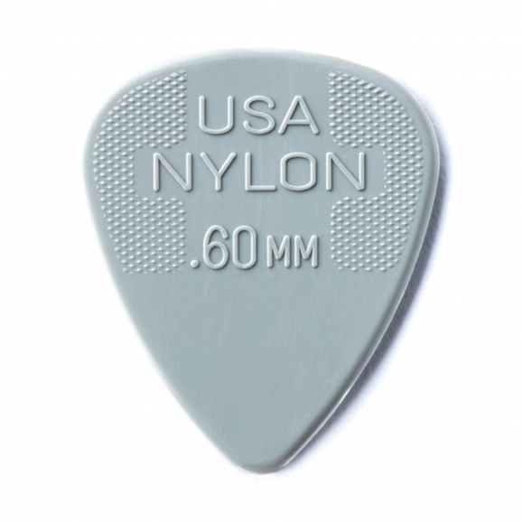 Dunlop USA Nylon .60mm Picks 6 Pack