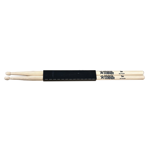 Vic Firth 5A Wood Tip Hickory Drum Stick with Musos Corner Logo