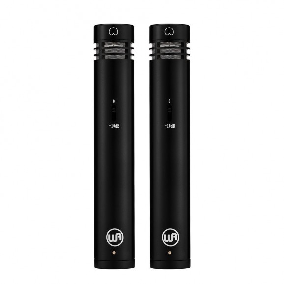 Warm Audio WA84 Small Diaphragm Condenser Microphone Black Matched Pair