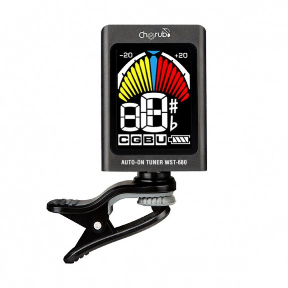Cherub WST680 Rechargeable Clip On Chromatic Tuner