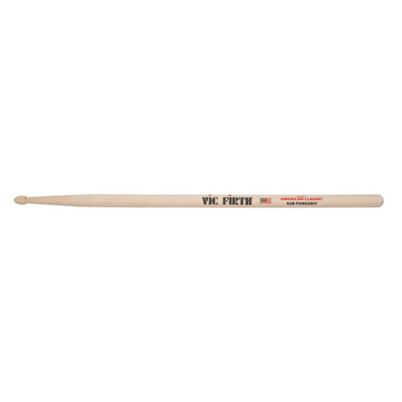 Vic Firth - American Classic Extreme 5B PureGrit -- No Finish, Abrasive Wood Texture Drumsticks