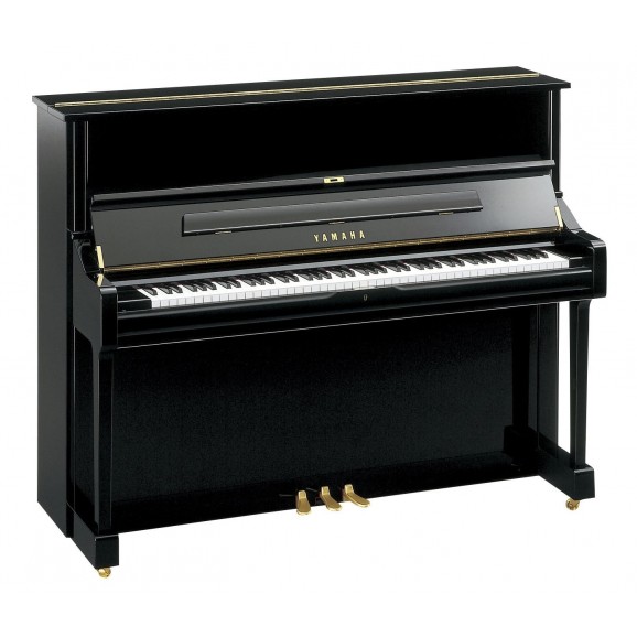 Yamaha U3PEQ Upright Piano in Polished Ebony