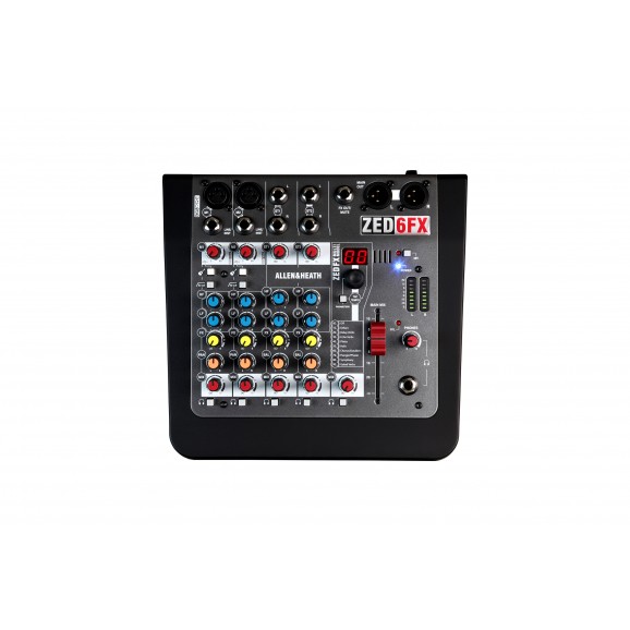 Allen & Heath ZED-6FX Compact 6 Input Analogue Mixer With Effects