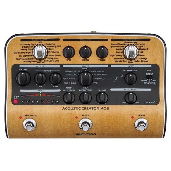 Zoom AC-3 Acoustic Creator Effects Pedal