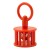 Remo Kids Make Music Baby Bell Rattle  Red 