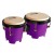 Mano Percussion 4.5" & 5" Mini Plastic Bongos Purple