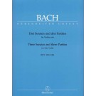 3 Sonatas and 3 Partitas BWV 1001-1006 - Gunter Hausswald|Peter Wollny   Johann Sebastian Bach (Violin)  - Barenreiter. Softcover Book