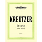 42 Studies or Caprices for Violin -    Rudolphe Kreutzer (Violin)  - Edition Peters. Softcover Book
