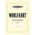 60 Studies Op. 45 -    Franz Wohlfahrt (Violin)  - Edition Peters. Softcover Book