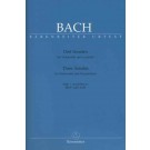 3 Sonatas BWV 1027-1029 - Hans Eppstein   Johann Sebastian Bach (Cello)  - Barenreiter. Softcover Book