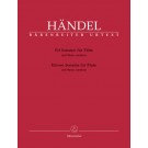 11 Sonatas for Flute and Basso Continuo - Hans-Peter Schmitz|Terence Best   George Frideric Handel (Flute|Treble Recorder)  - Barenreiter. Softcover Book