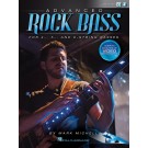 Advanced Rock Bass -  Mark Michell   (Bass Guitar)  - Hal Leonard. Sftcvr/Online Media Book