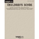 Children's Songs -    Various (Guitar|Piano|Vocal) Budget Books - Hal Leonard. Softcover Book