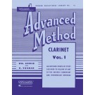 Rubank Advanced Method - Clarinet Vol. 1 - H. Voxman|William Gower    (Clarinet) Rubank Advanced Method - Rubank Publications. Softcover Book